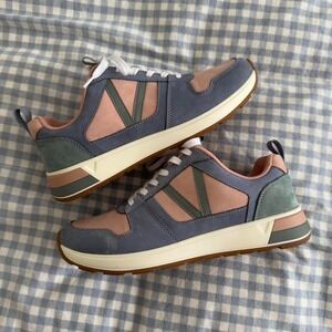 Vionic Rechelle Retro Pastel Colorblock Sneakers Size 7.5